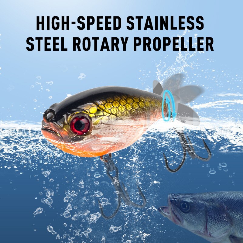 Kingdom Cánh Quạt Topwater Pop - đánh giá và giá Fishing Lure Topwater