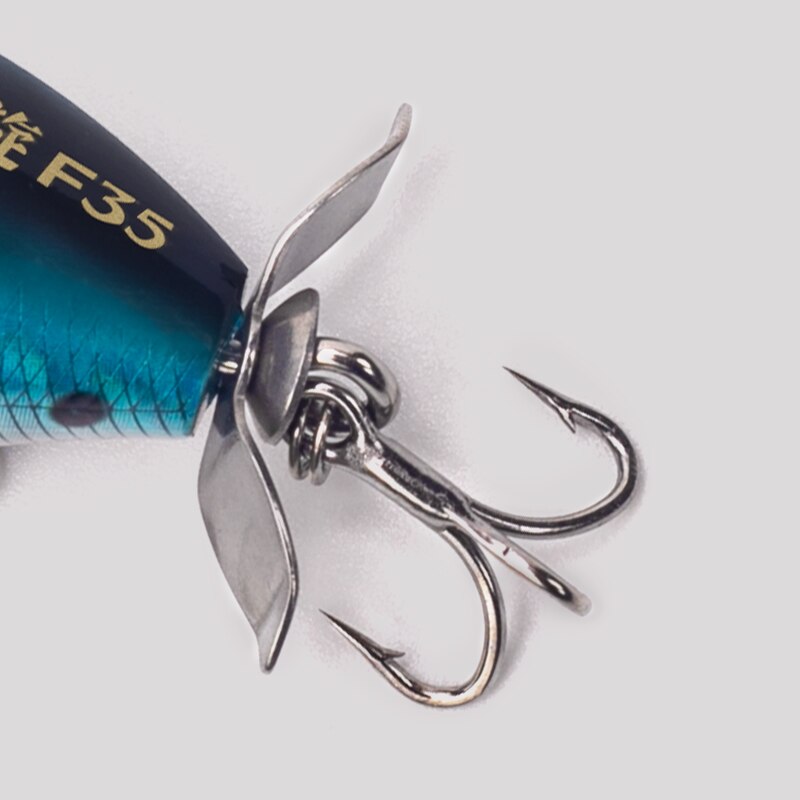 Kingdom Cánh Quạt Topwater Pop - đánh giá và giá Fishing Lure Topwater