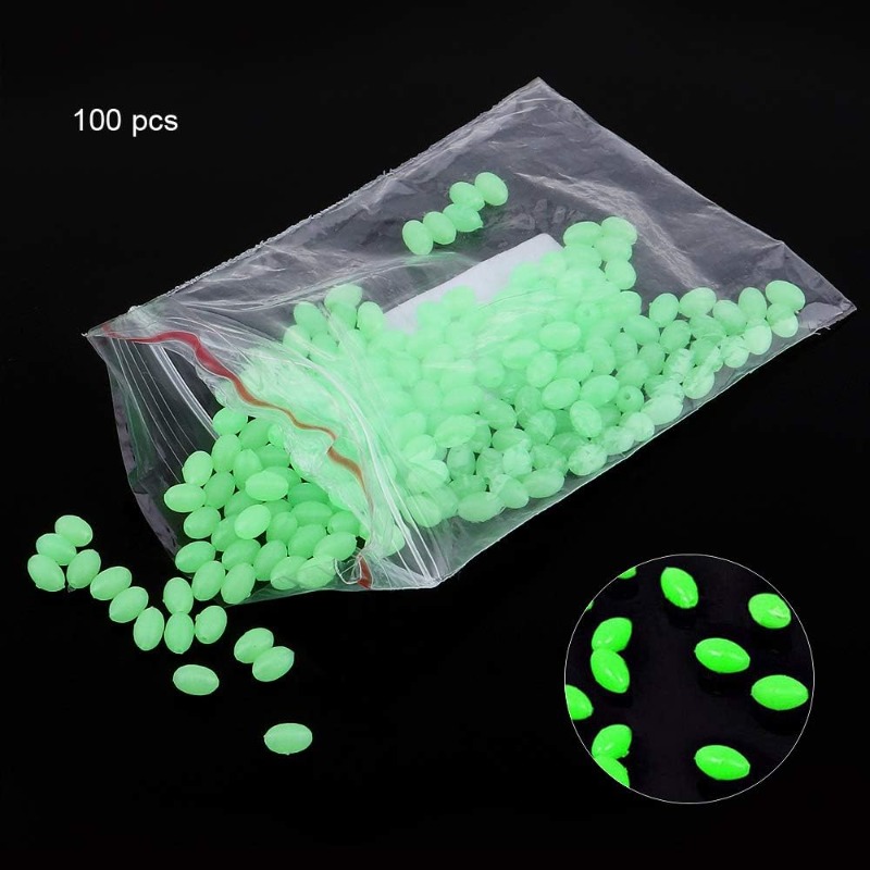 100pcs/lot Oval Night Luminous - đánh giá và giá Fishing Lure Topwater