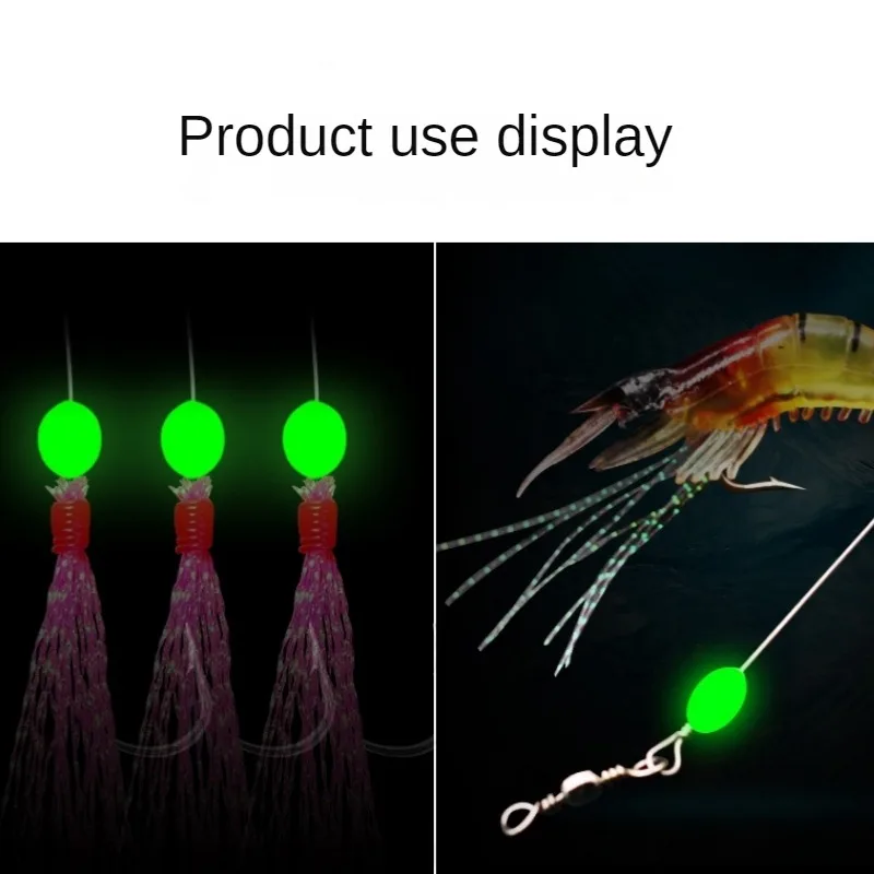 100pcs/lot Oval Night Luminous - đánh giá và giá Fishing Lure Topwater