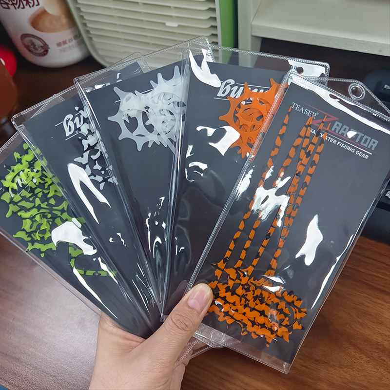 TEASER 5pcs SKIRT-18 145mm Sil - đánh giá và giá Fishing Lure Jig