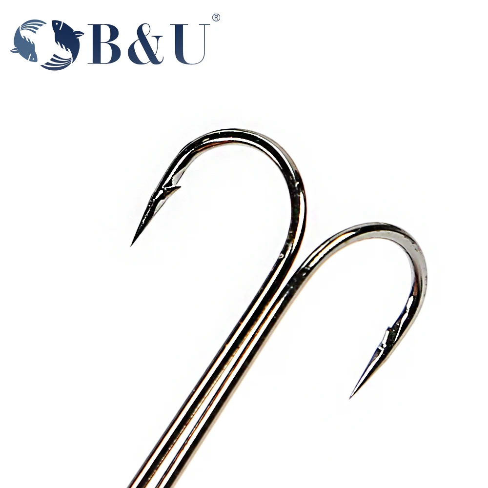 B&U fishing hooks Super Long D - đánh giá và giá Fishing Lure Accessories