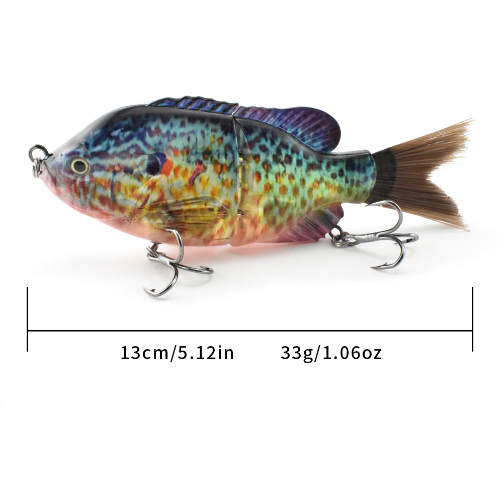 13Cm/33G Bionic Two-Section Ha - đánh giá và giá Fishing Lure Popper