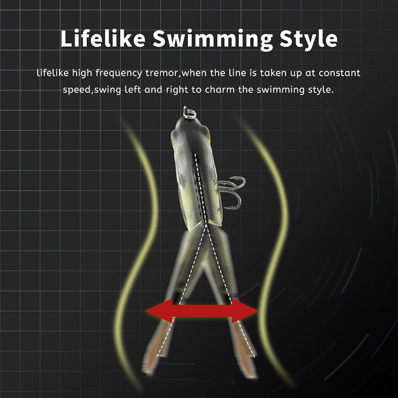 13Cm/33G Bionic Two-Section Ha - đánh giá và giá Fishing Lure Popper