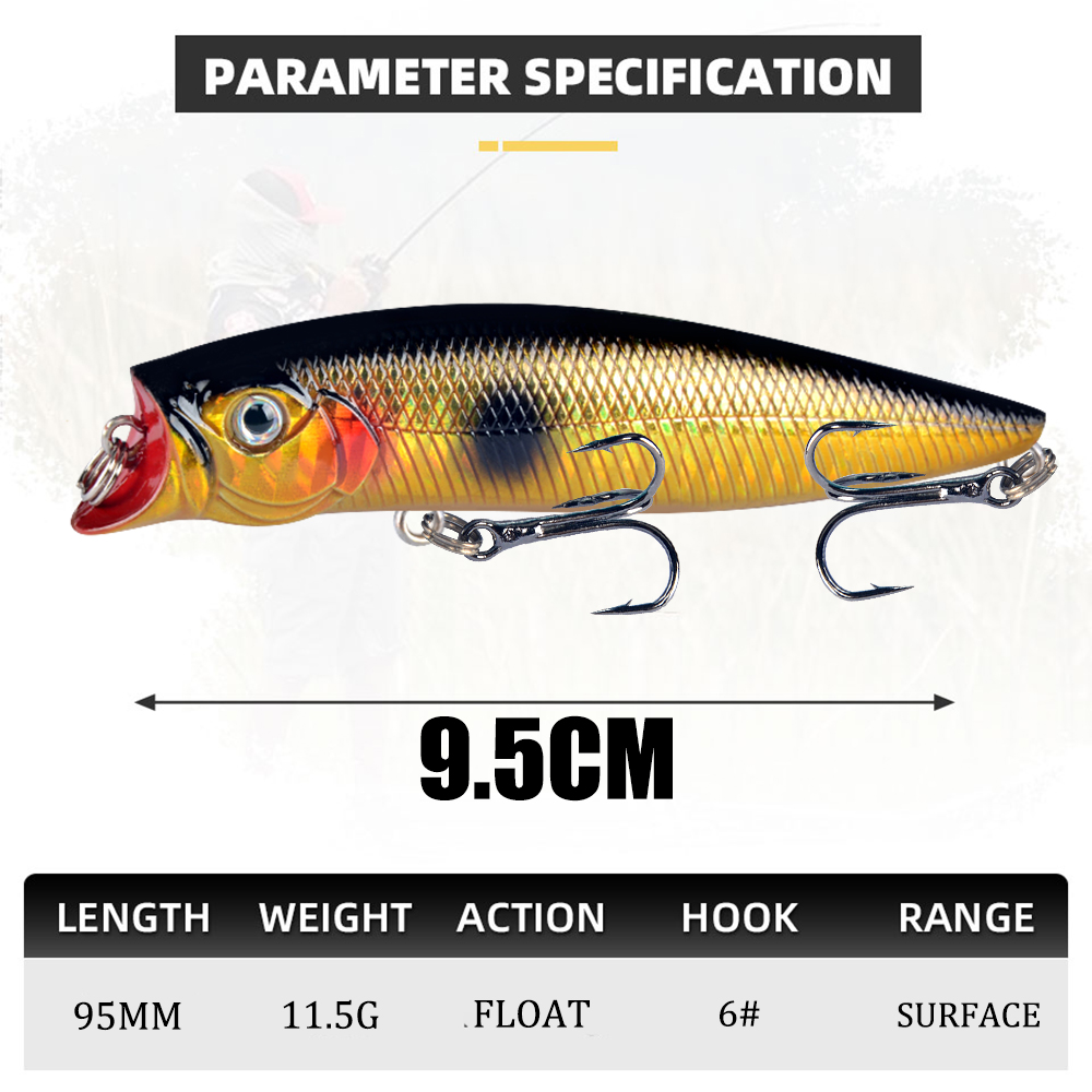 1 Cái Mồi Câu Cá Chất Lượng Ca - đánh giá và giá Fishing Lure Popper