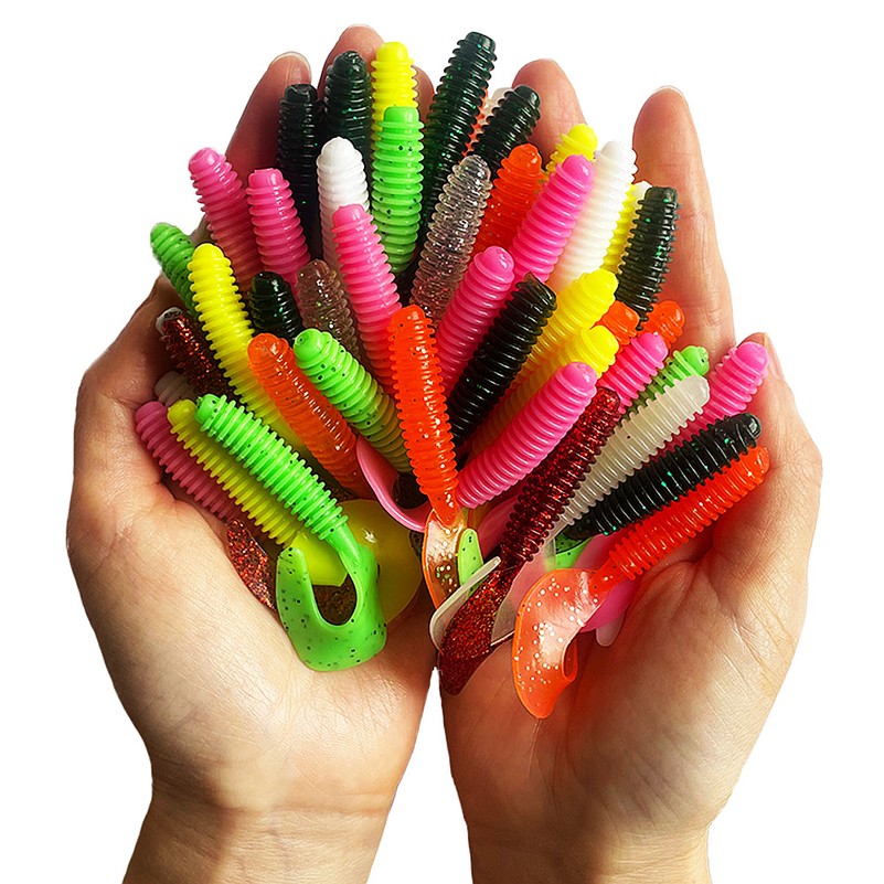 50PCS 100PCS  Silicone Bait Fa - đánh giá và giá Fishing Lure Crankbait