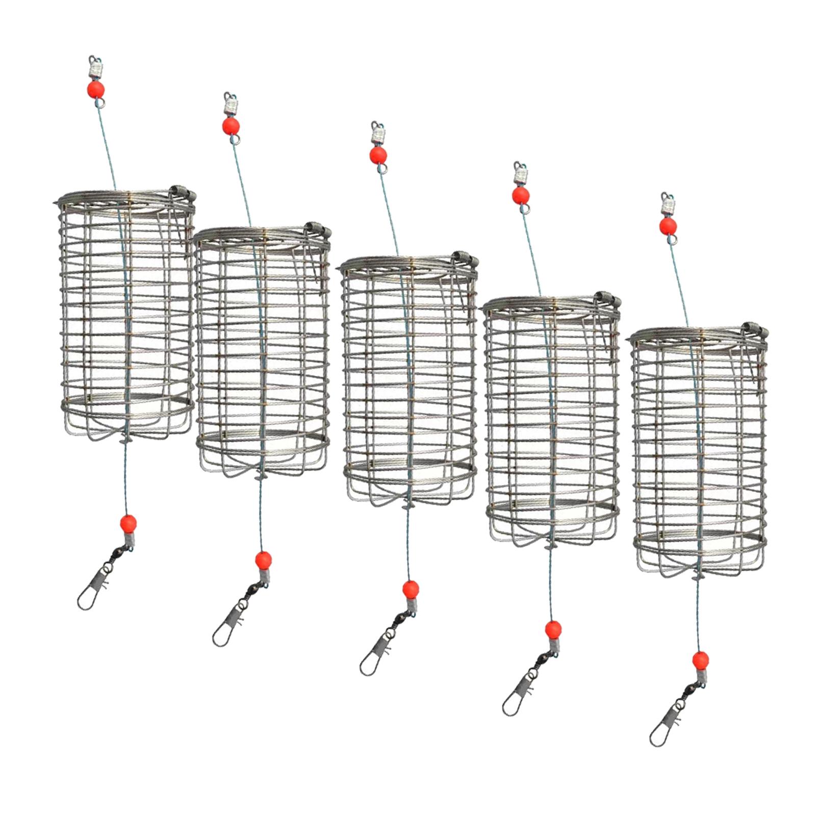 5x Solid Fishing Feeder Cage T - đánh giá và giá Fishing Lure Box