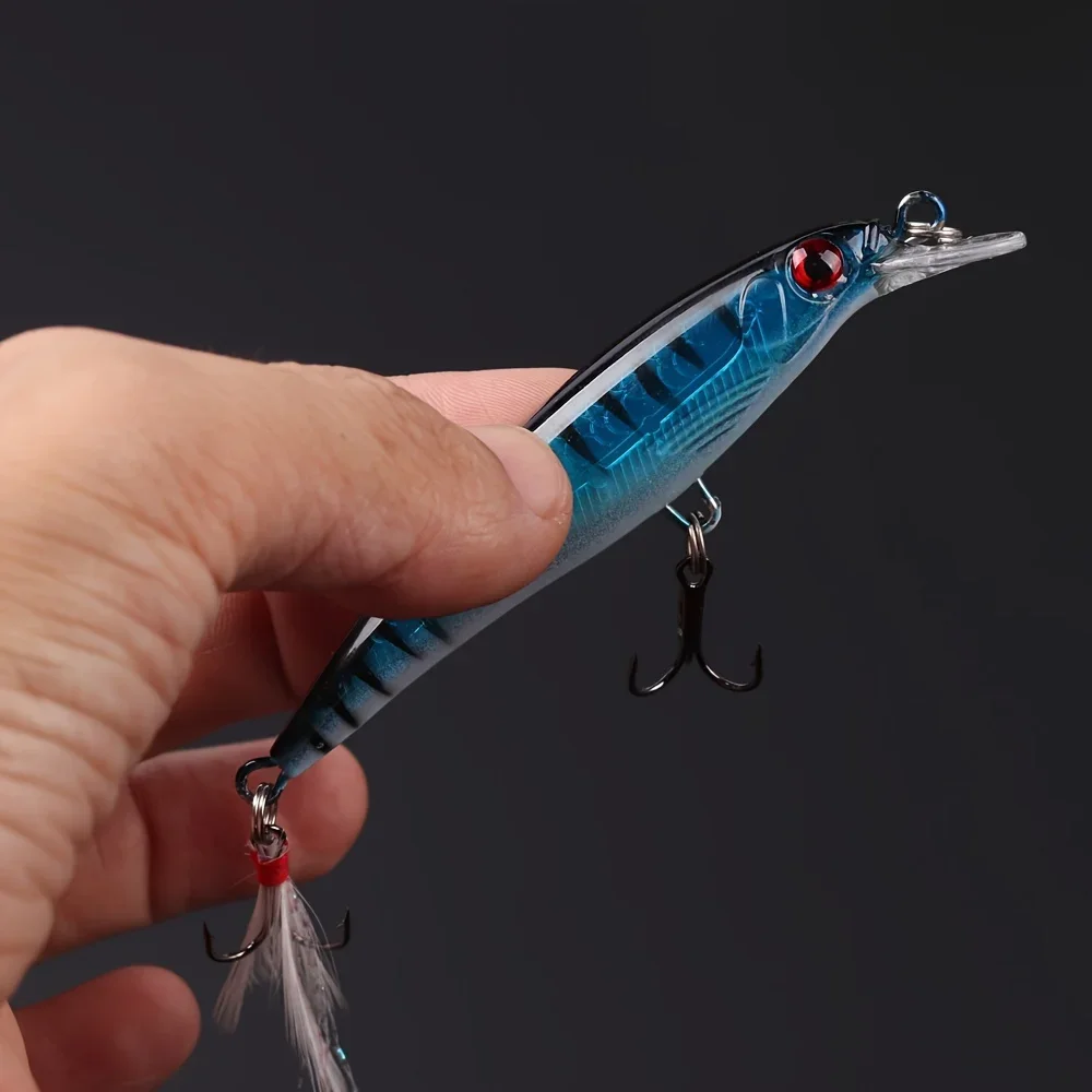 5pcs/box Laser 3D Eyes Bionic  - đánh giá và giá Fishing Lure Box